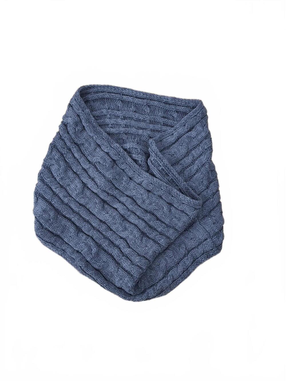 Cable Knit Infinity Scarf Snood Cowl Neck Warmer Acrylic